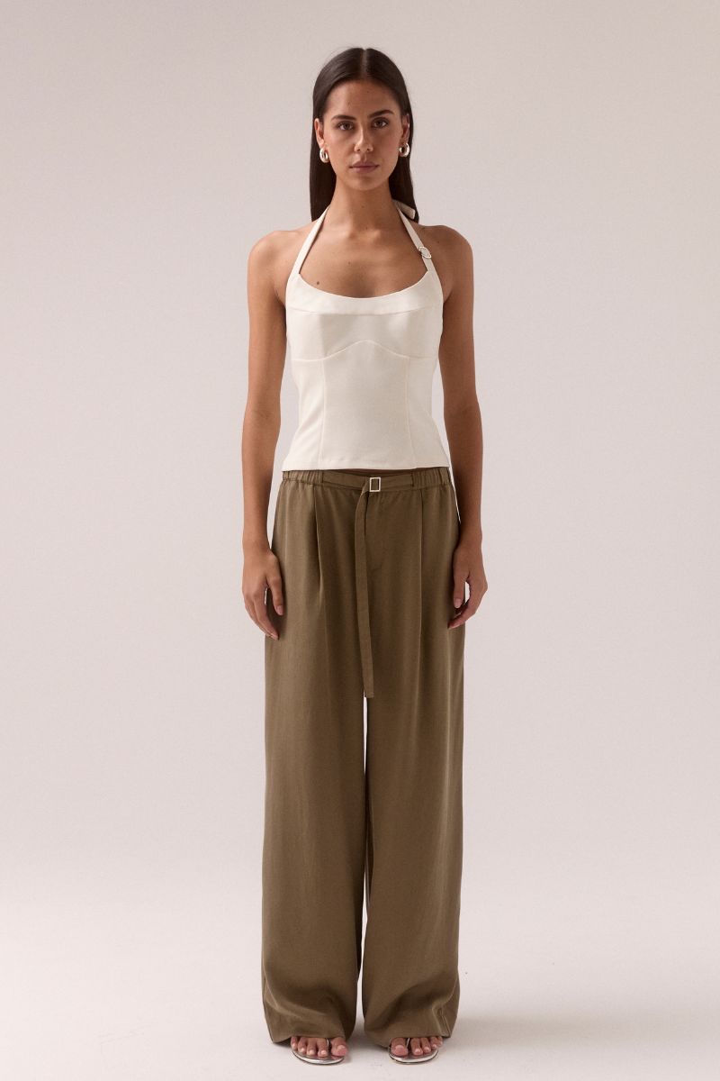 DEMI TOP - CHALK