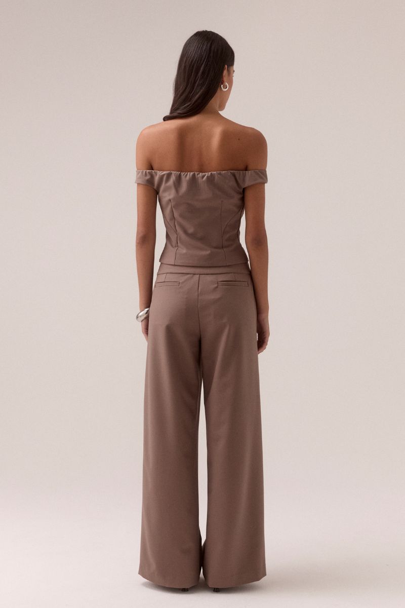 KENNEDY TOP - TAUPE