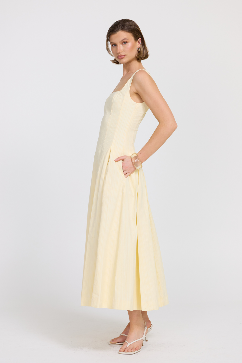 REPRIVE DRESS - PANNACOTTA