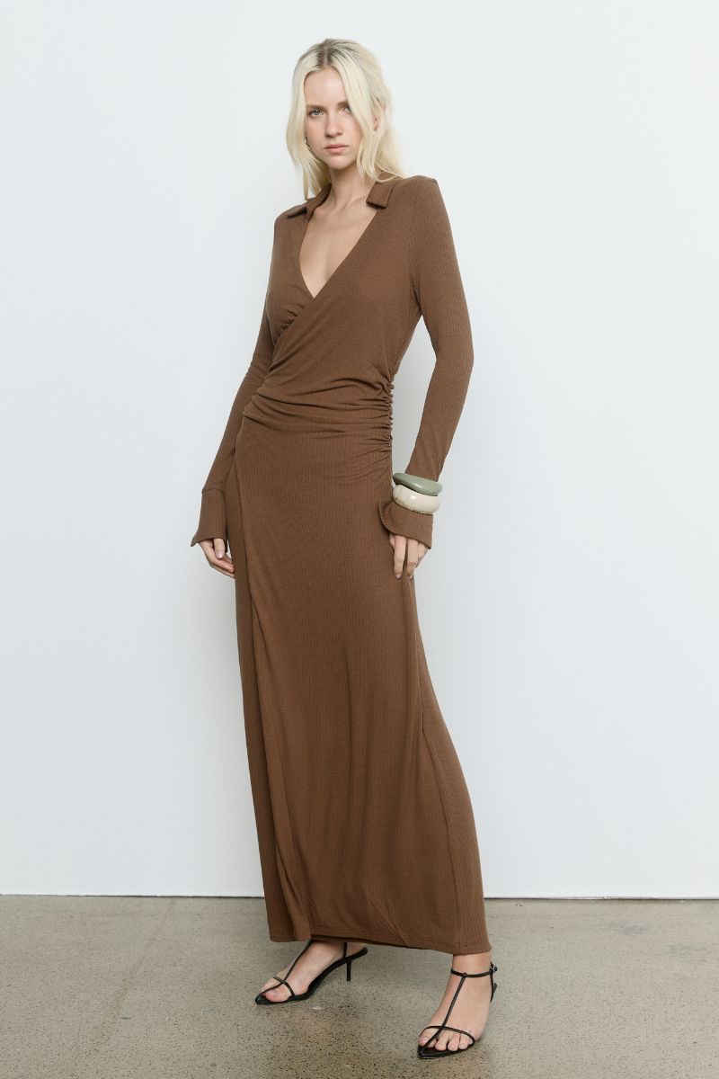 EMILE DRESS - NUTMEG