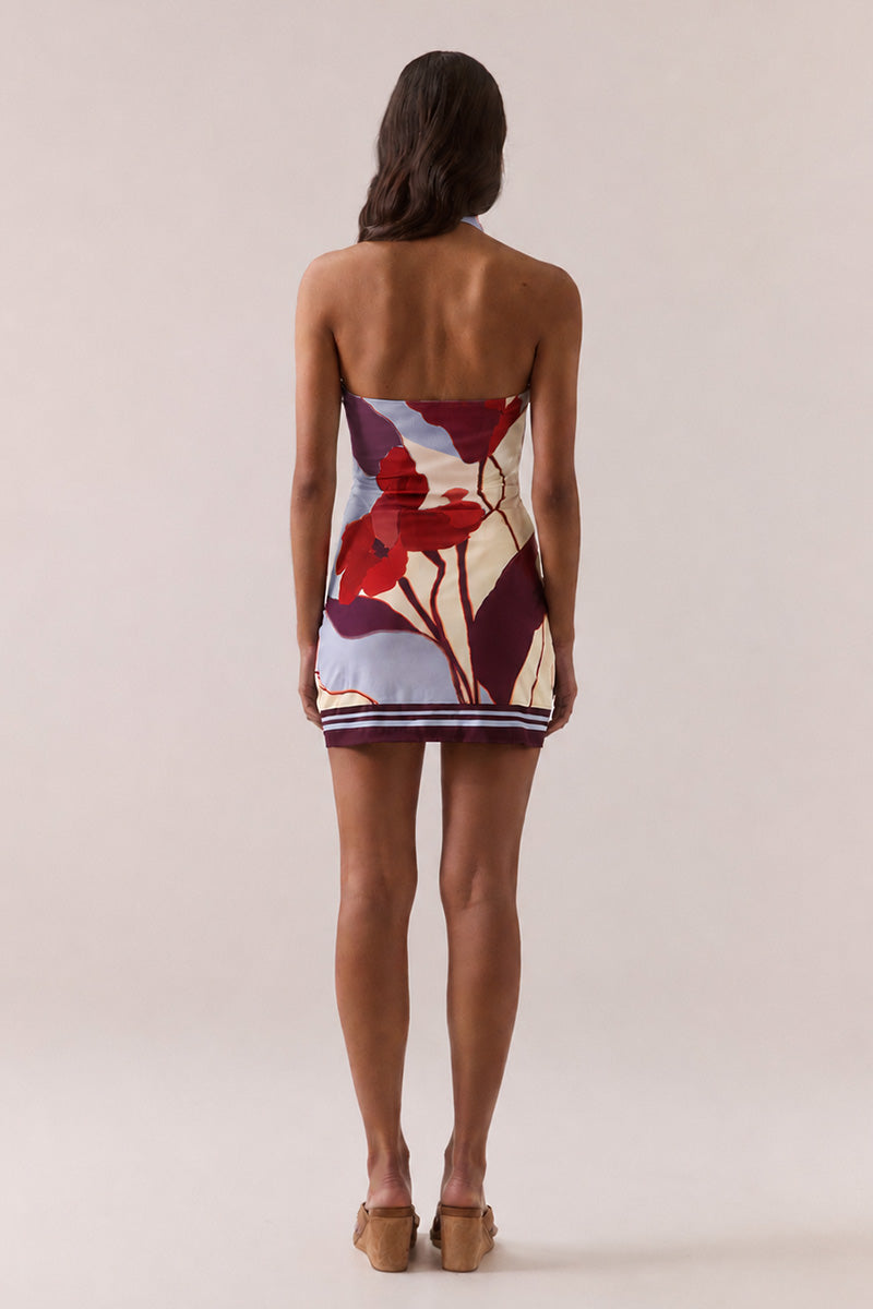 KALEA MINI DRESS - BLUE BLOOM
