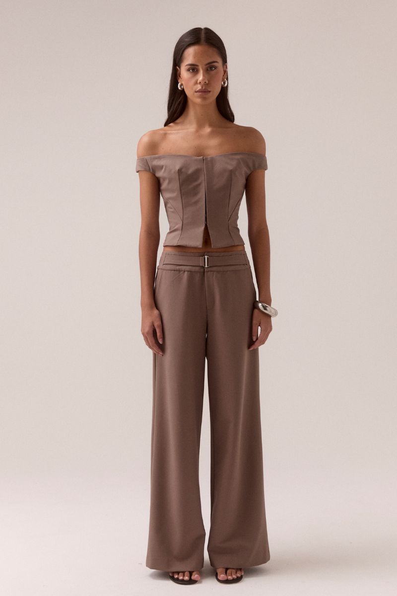 KENNEDY TOP - TAUPE