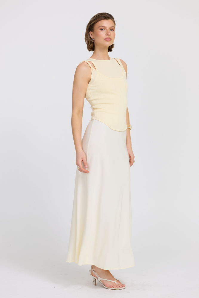 
                      
                        TRANQUIL KNIT DRESS - PANNACOTTA
                      
                    