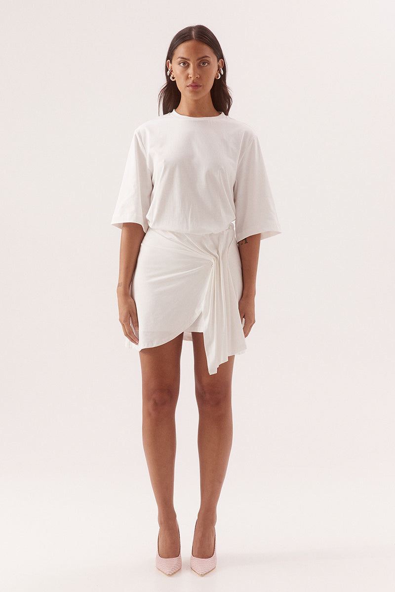 SOHVI TEE DRESS - CHALK