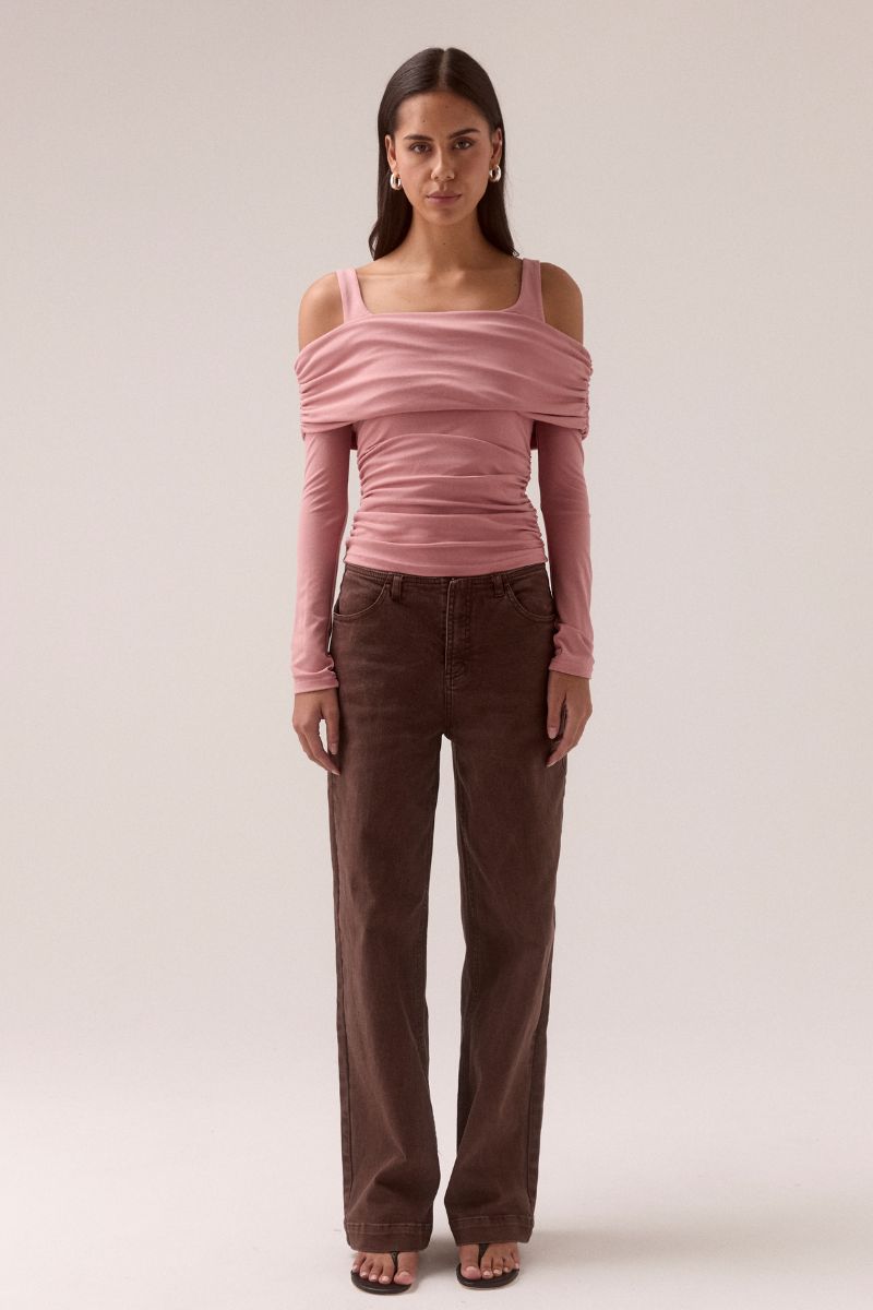 ELAIAN LONG-SLEEVE TOP - BALLET