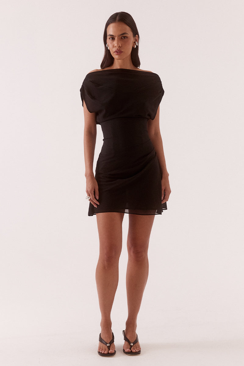 ADA MINI DRESS - BLACK
