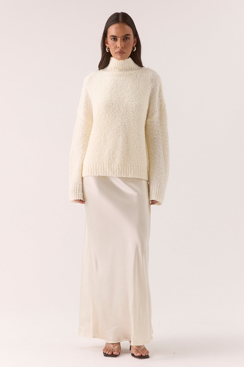 VERSE COMBO KNIT - CREAM