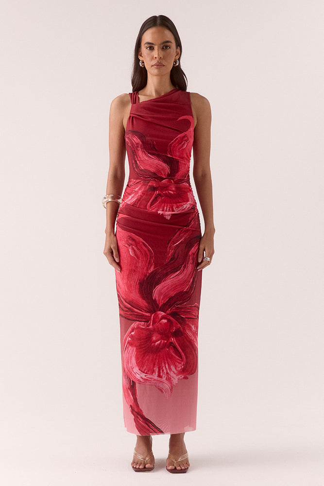 FLORENCE DRESS - RASPBERRY