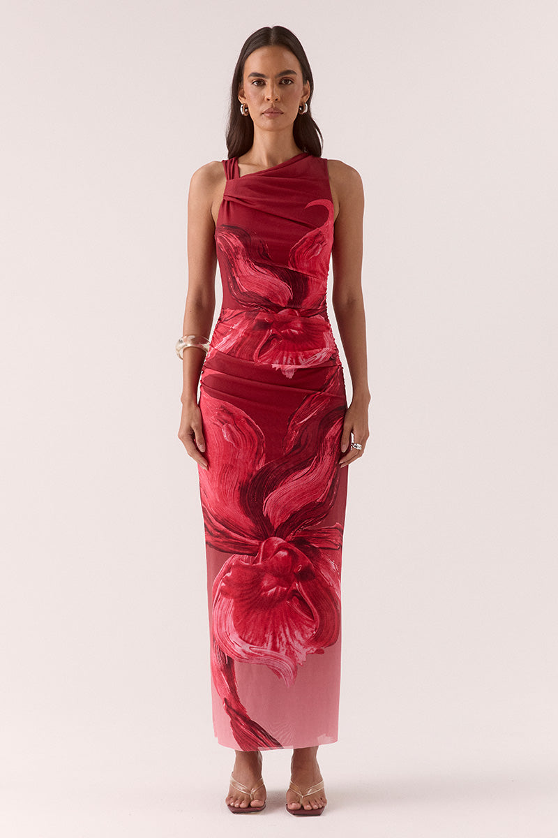 FLORENCE DRESS - RASPBERRY