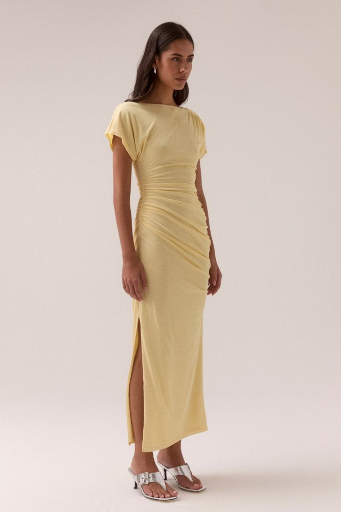
                      
                        RUA OFF SHOULDER DRESS - LEMONADE
                      
                    
