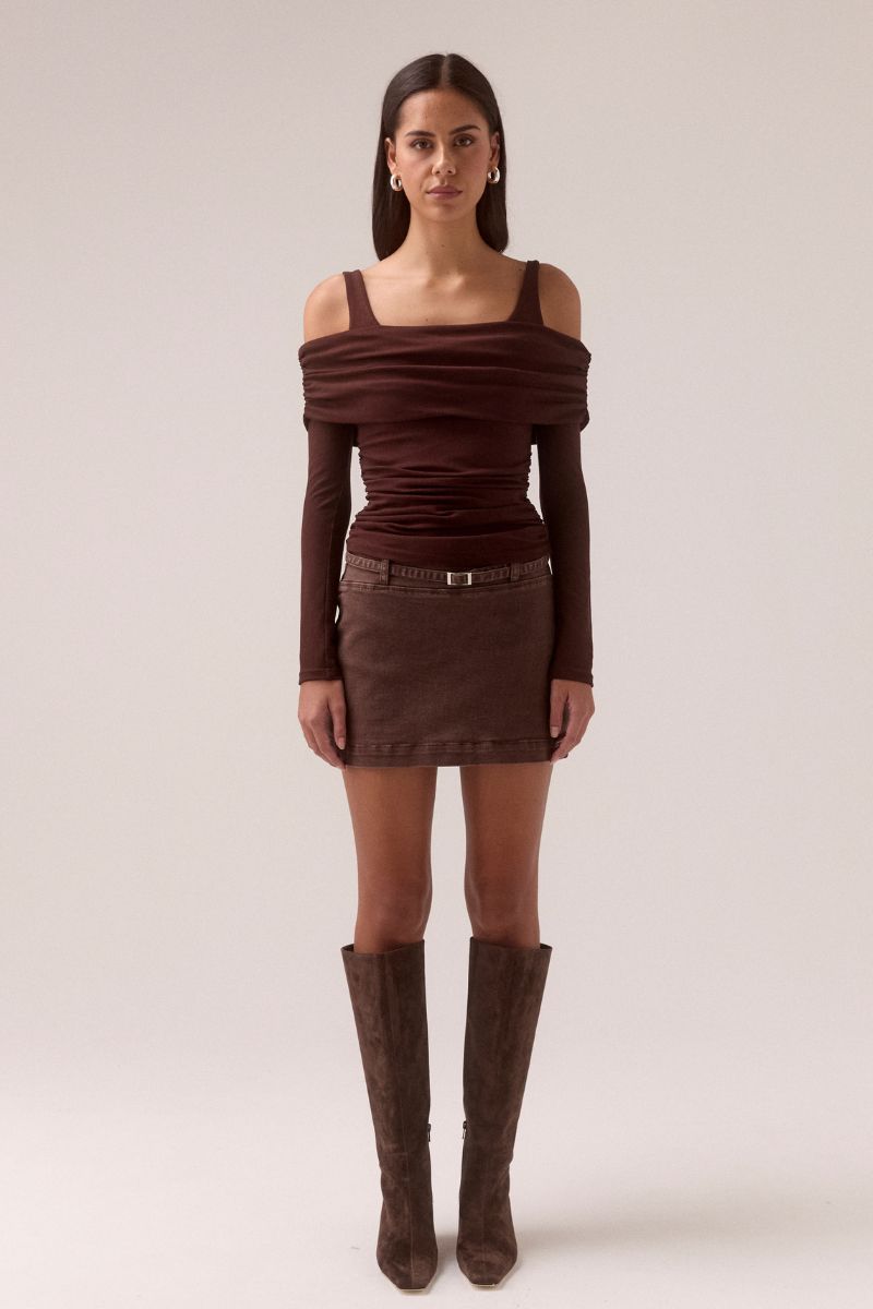 ZYRA SKORT - RAISIN