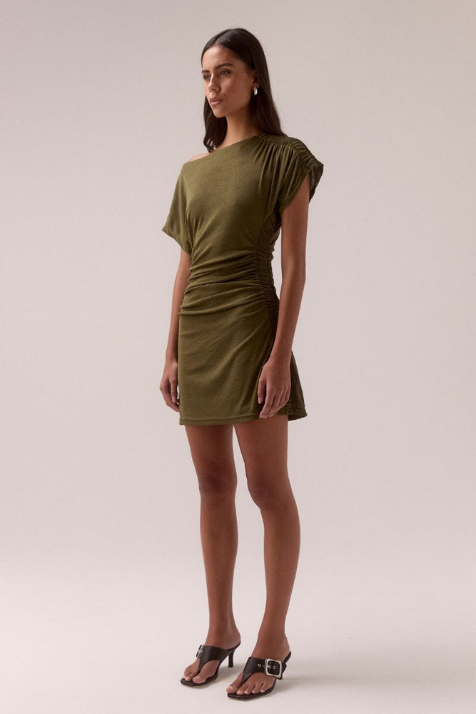
                      
                        RUA MINI DRESS - OLIVE
                      
                    