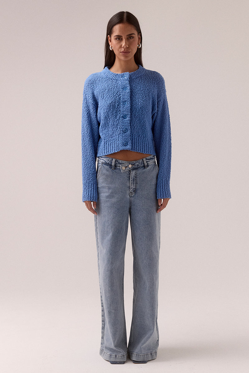 ALLURE CARDIGAN - BLUE
