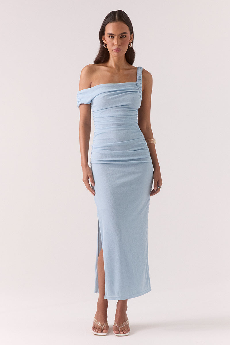 RUA ASYM DRESS - SKY