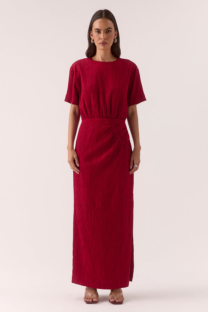 AINE DRESS - RASPBERRY