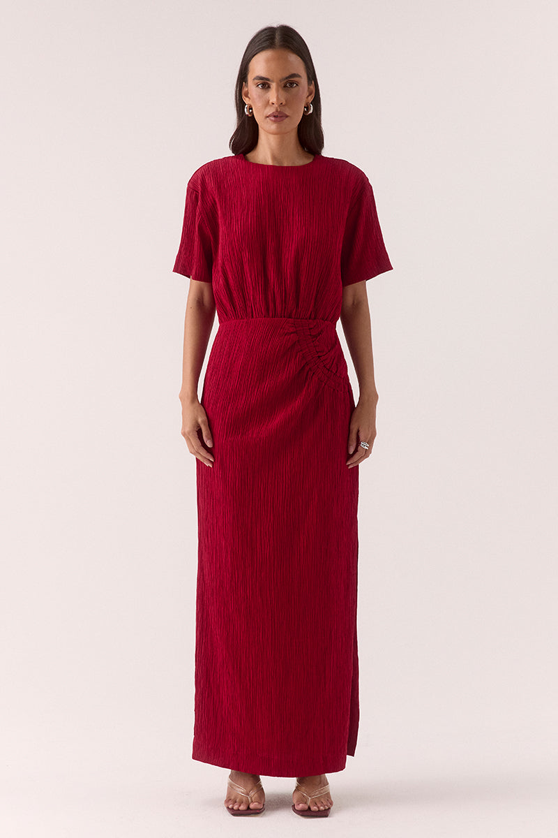 AINE DRESS - RASPBERRY