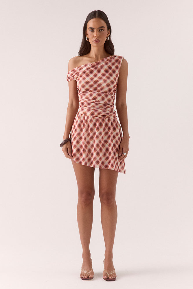 EUPHORIA MINI DRESS - CHECK
