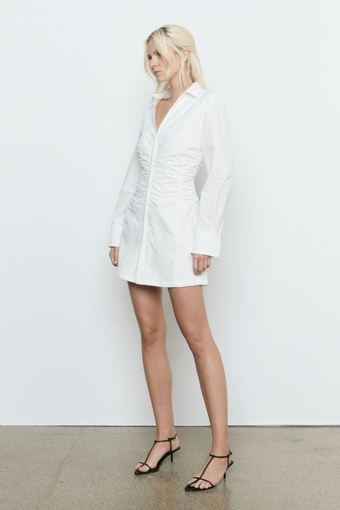 
                      
                        INCARNATION SHIRT DRESS - CHALK
                      
                    