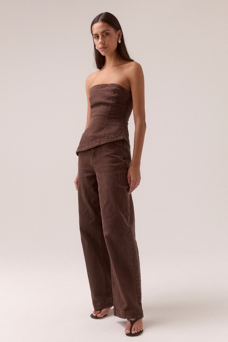 ZYRA JEANS - RAISIN