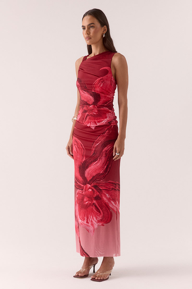 FLORENCE DRESS - RASPBERRY