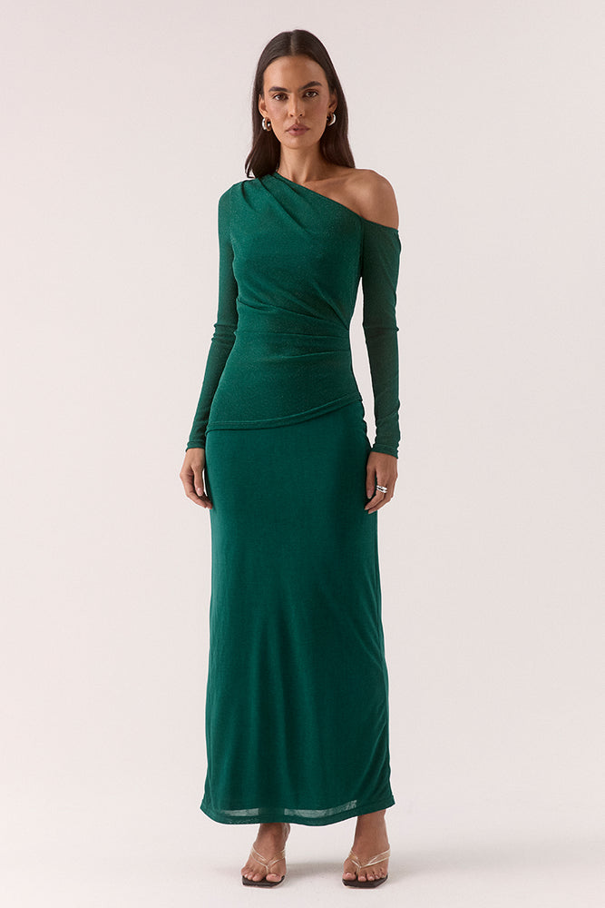 
                      
                        ZEYA LONG SLEEVE DRESS - EVERGREEN
                      
                    