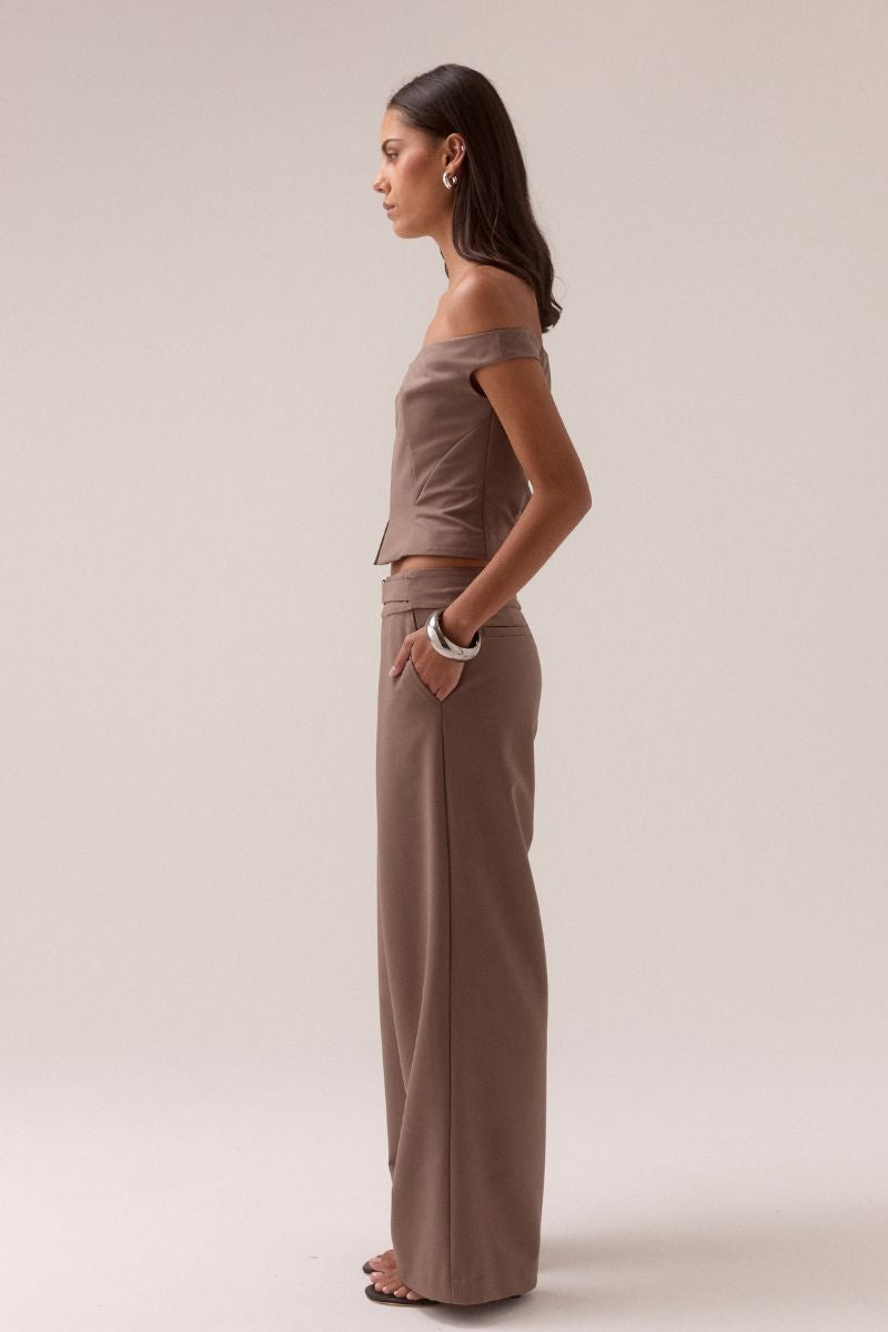 KENNEDY TOP - TAUPE