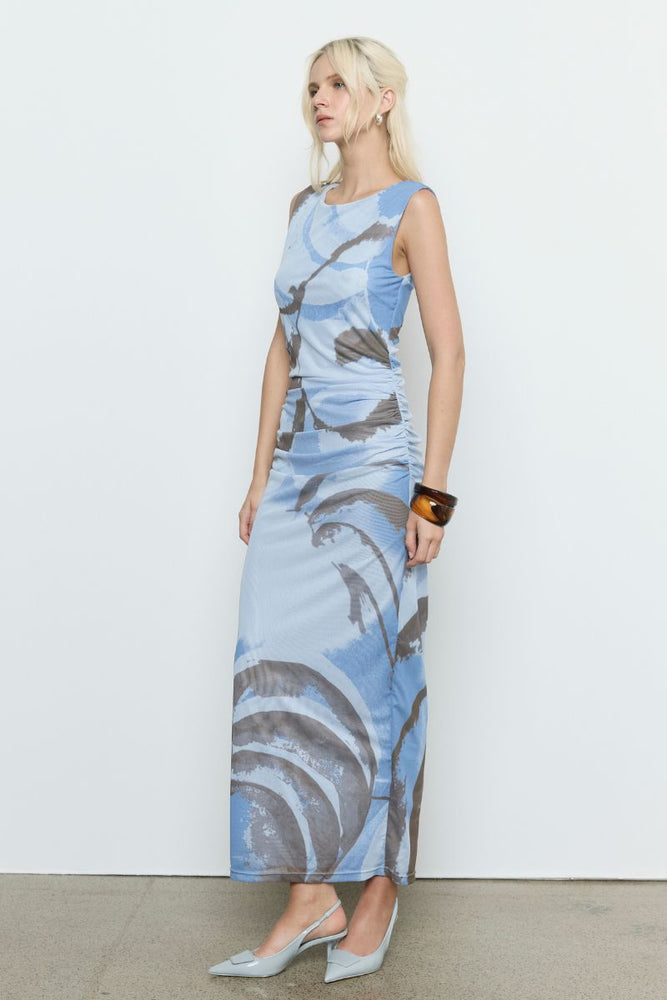 
                      
                        WHIRL MESH DRESS - SLATE
                      
                    