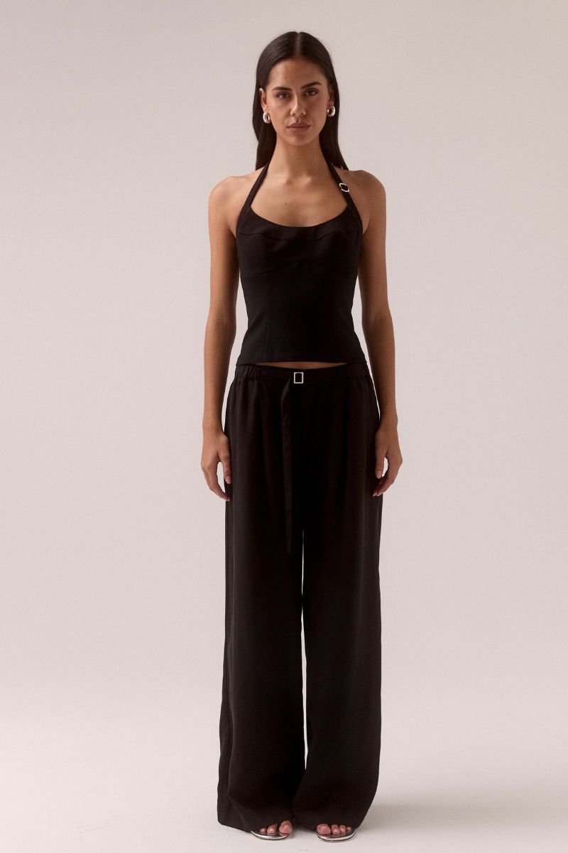 DEMI TOP - BLACK