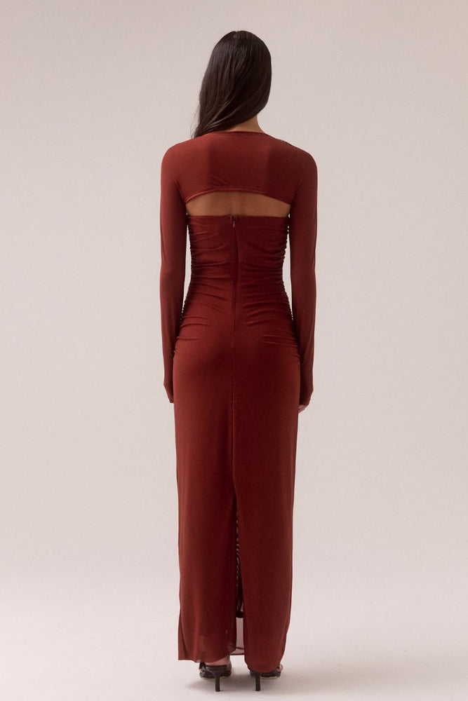 
                      
                        MYRIAD BOLERO DRESS - CINNAMON
                      
                    