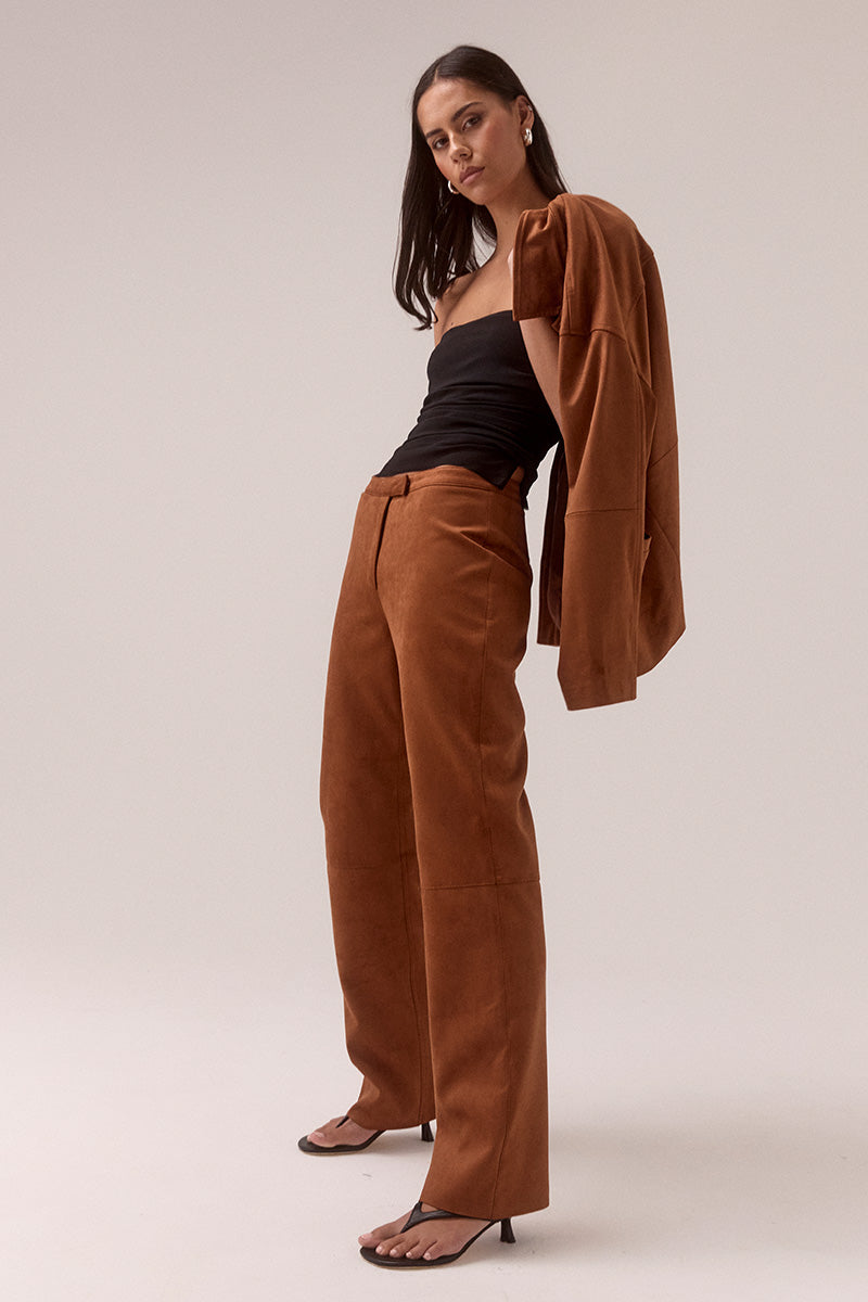 AVERY PANT - TOFFEE