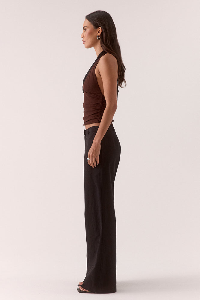 
                      
                        ALORA TOP - GANACHE / BLACK
                      
                    