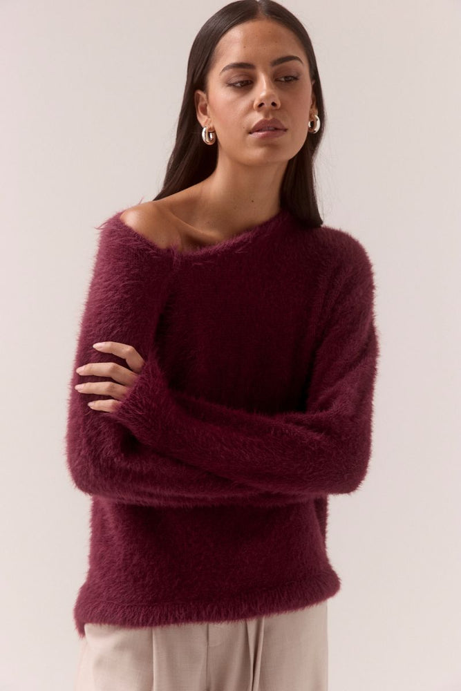 SABADO SWEATER - MERLOT