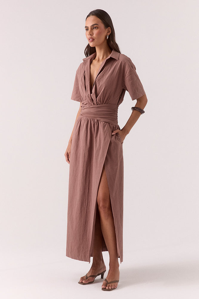 ATLAS DRESS - MOCHA