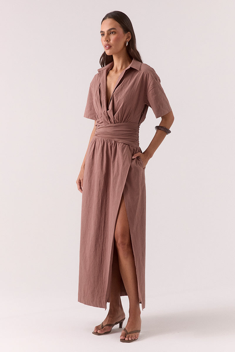 ATLAS DRESS - MOCHA