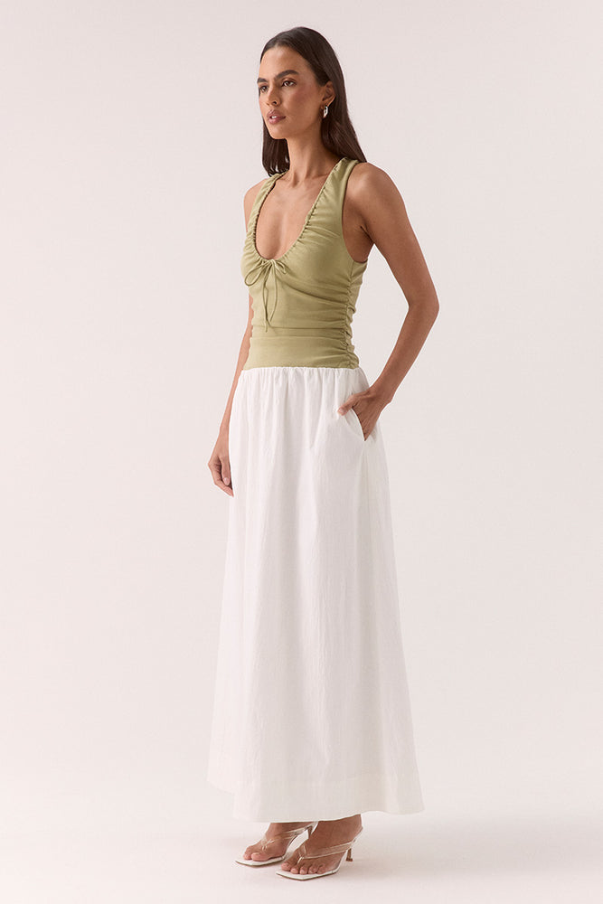 
                      
                        REVE DRESS - SOFT KHAKI / CHALK
                      
                    