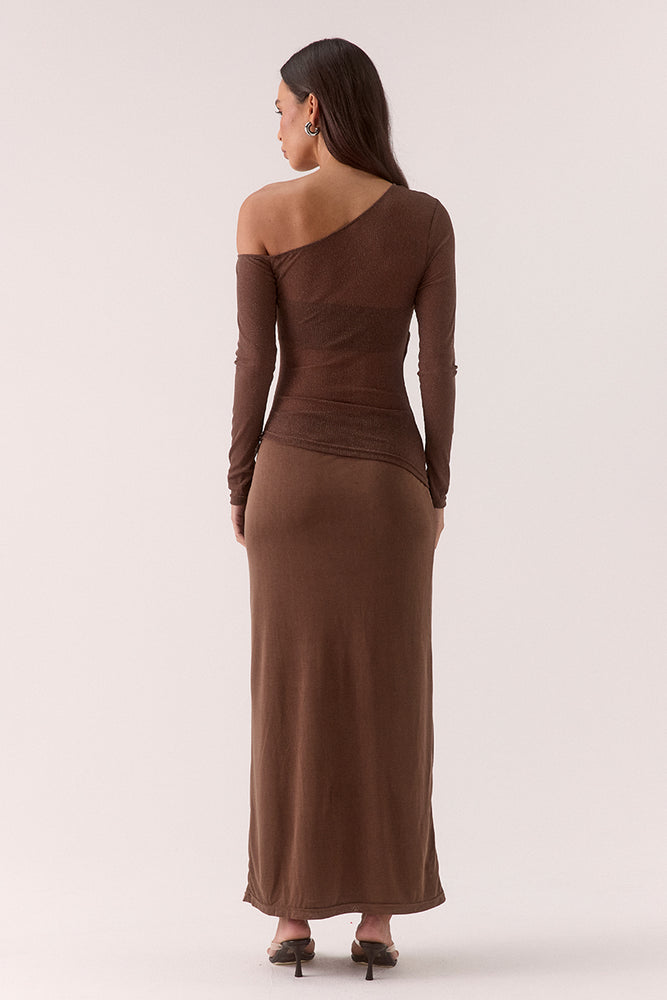 
                      
                        ZEYA LONG SLEEVE DRESS - MOCHA
                      
                    