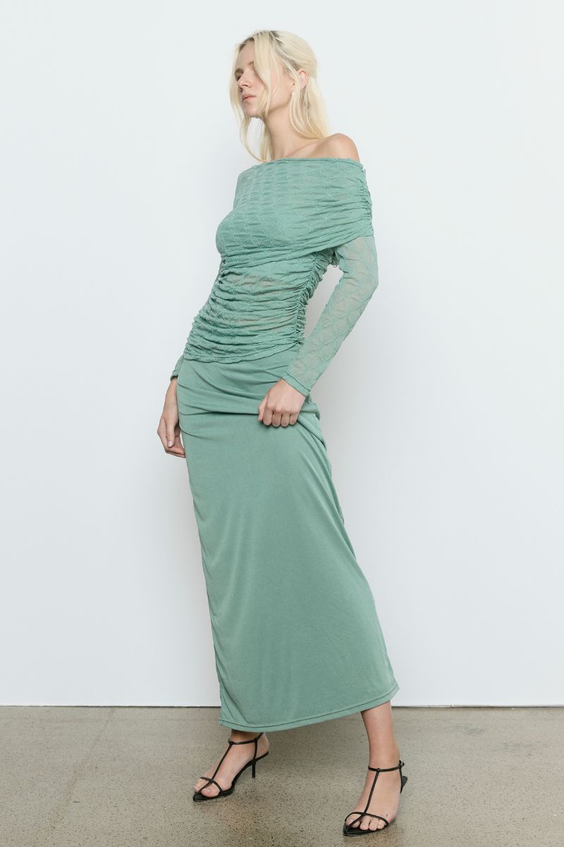 VENUS DRESS - EUCALYPTUS