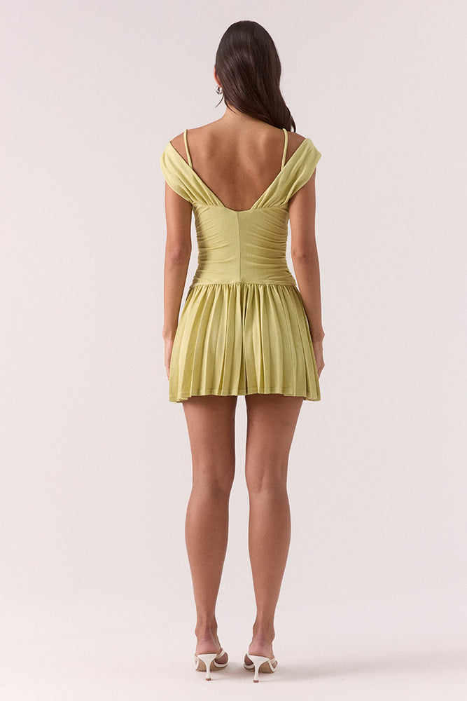 
                      
                        DIONE MINI DRESS - APPLE
                      
                    