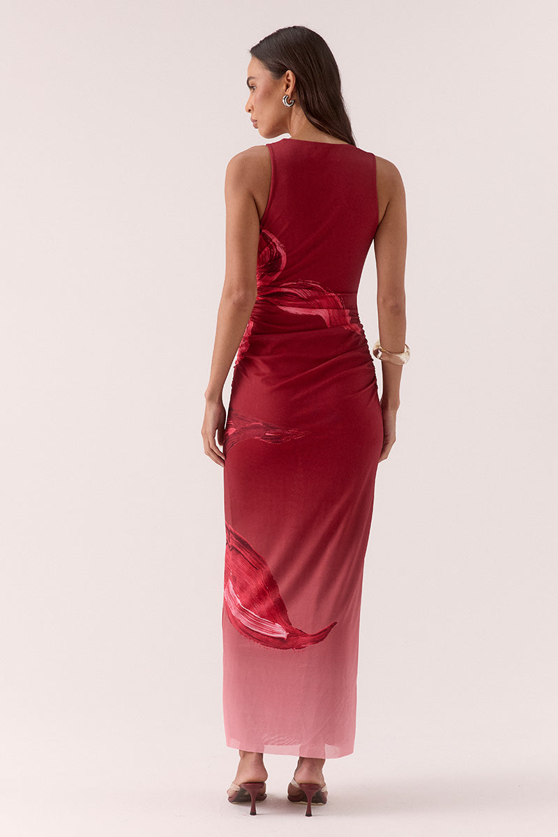 FLORENCE DRESS - RASPBERRY