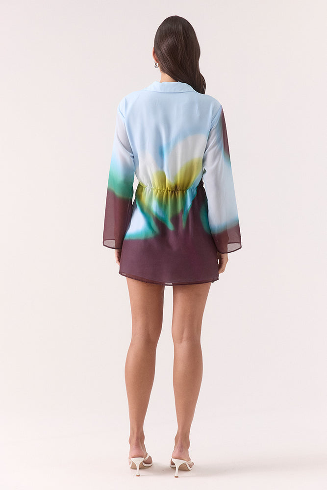 
                      
                        ZINNIA SHIRT DRESS - AZURE
                      
                    