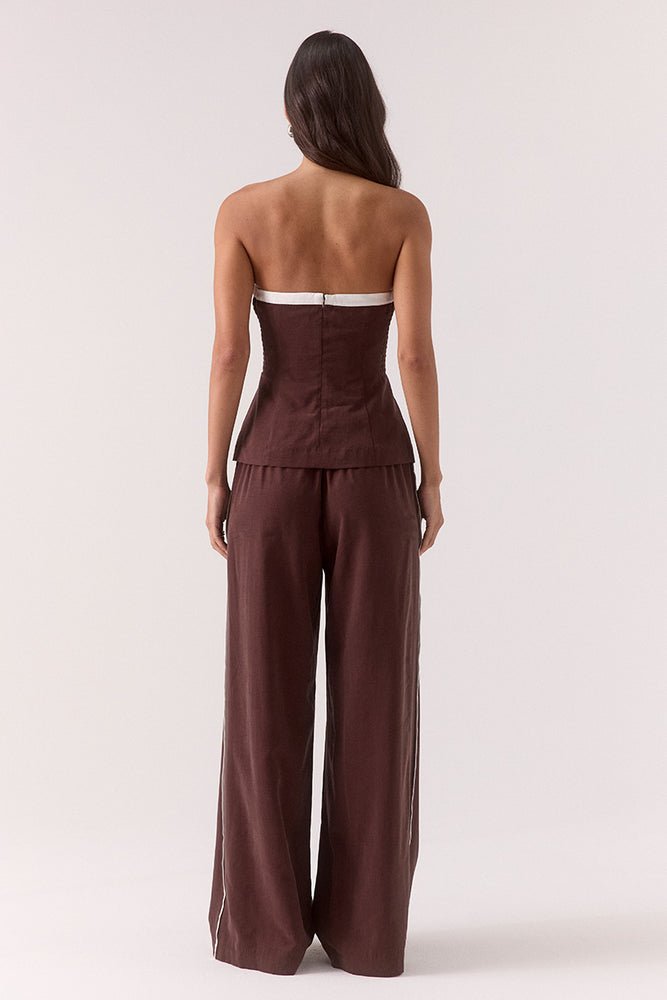 
                      
                        SORA BODICE - GANACHE
                      
                    