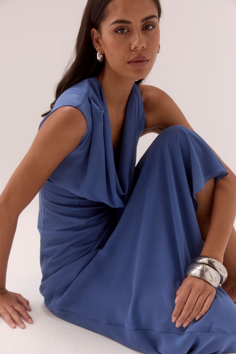 ADA DRESS - DUSK BLUE