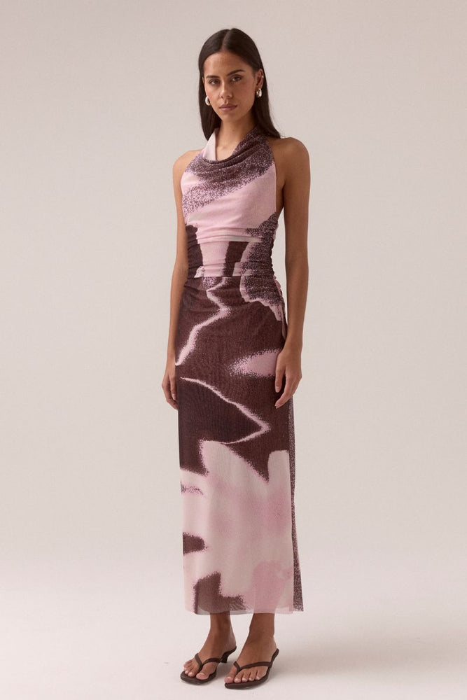 
                      
                        AFTERLIGHT MESH DRESS - RAISIN
                      
                    