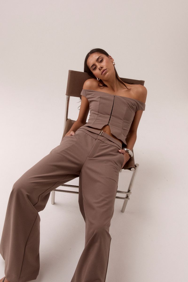 KENNEDY PANT - TAUPE