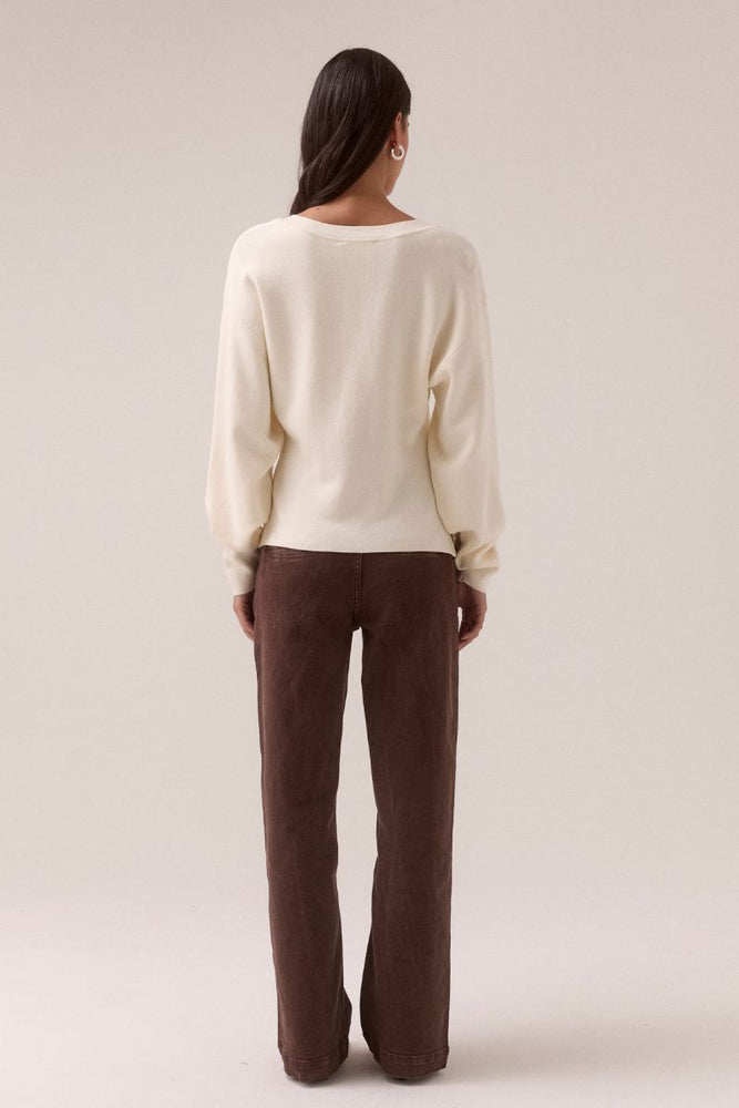 
                      
                        SENTIMENT KNIT CARDI - CHALK
                      
                    