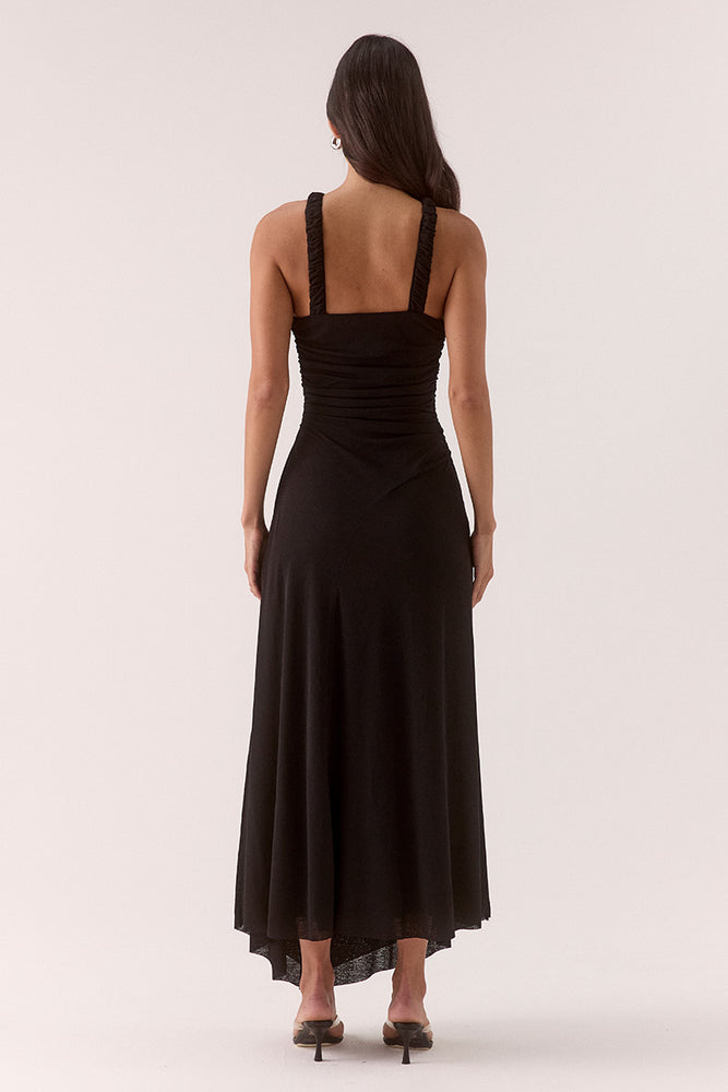 
                      
                        ALORA MIDI DRESS - BLACK
                      
                    