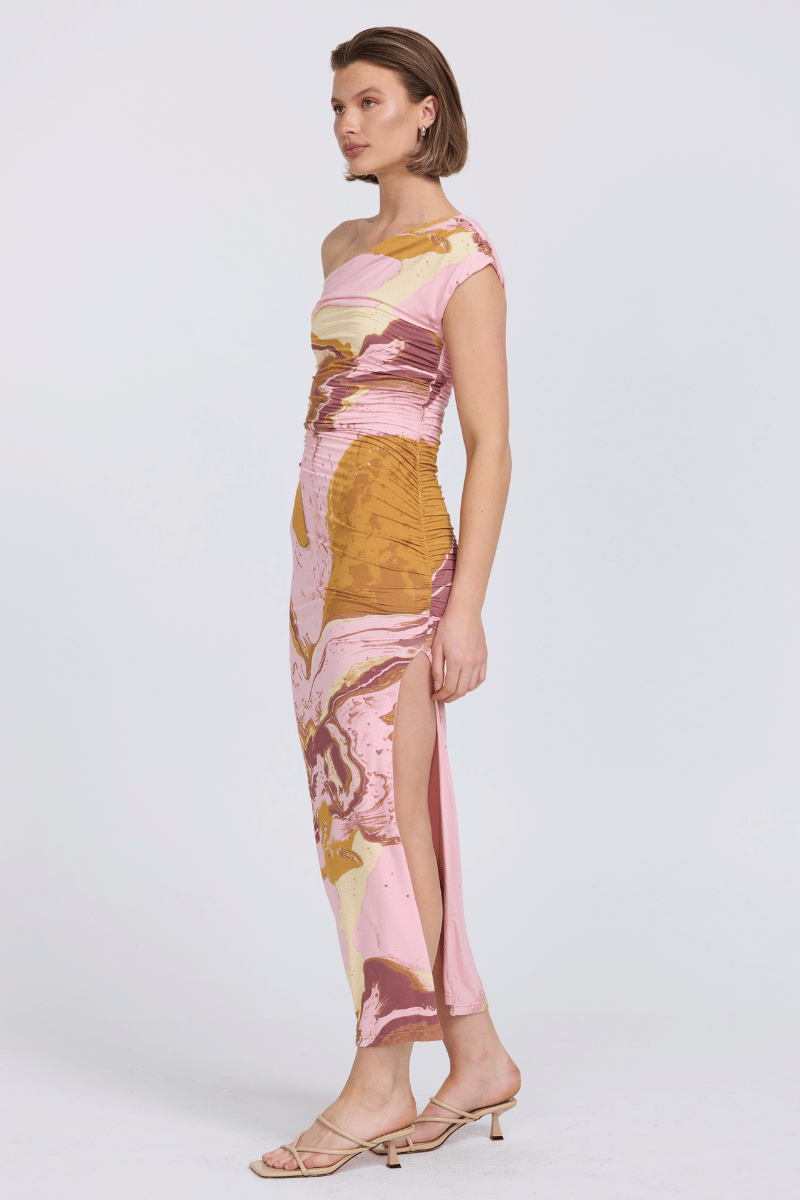 MOLTEN DRESS - PINK