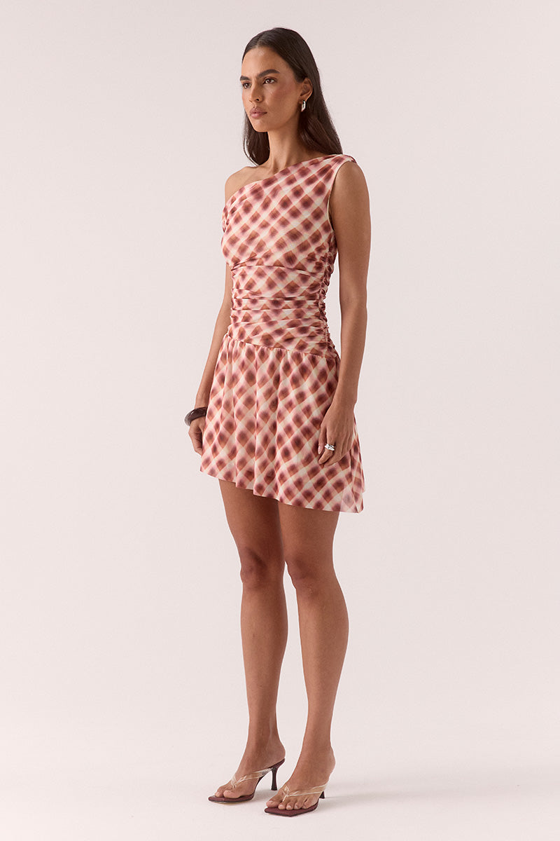 EUPHORIA MINI DRESS - CHECK