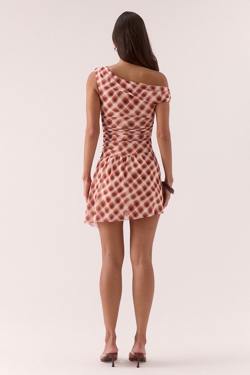 EUPHORIA MINI DRESS - CHECK
