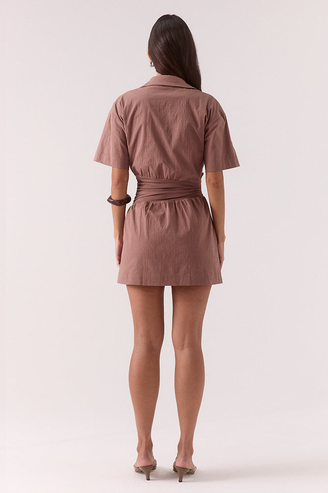 
                      
                        ATLAS MINI DRESS - MOCHA
                      
                    